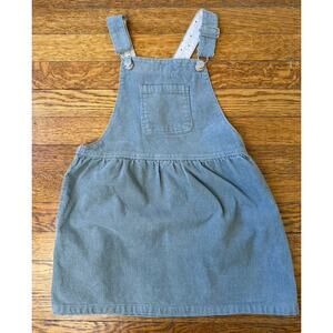Zara Girls' Corduroy Jumper Dress Size 4-5